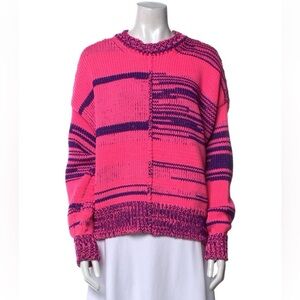ISABEL MARANT Etoile Zelma Pink Purple Knit CHUNKY Sweater Jumper SMALL FR 36